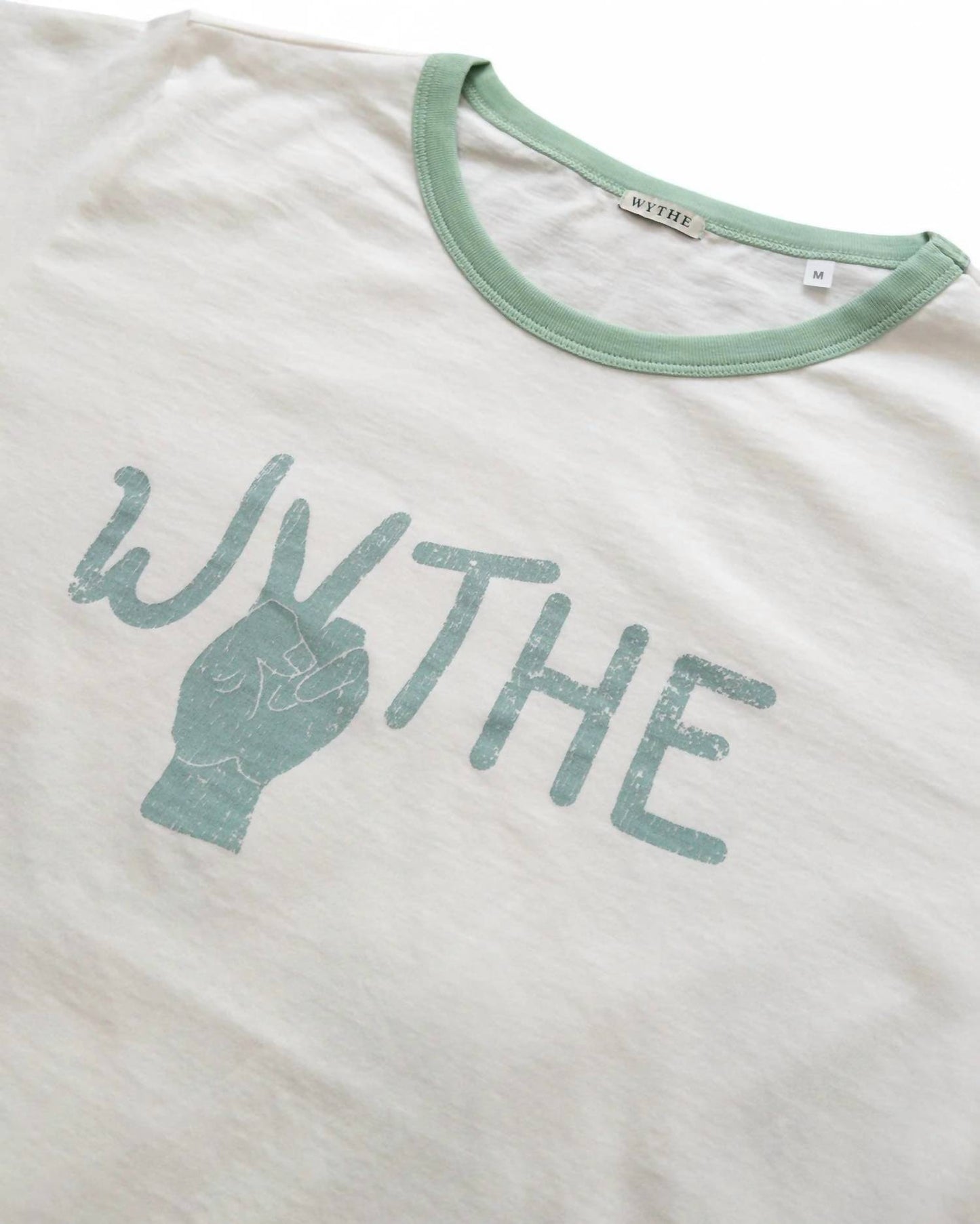 Herren Peace Ringer T-Shirt mit Print