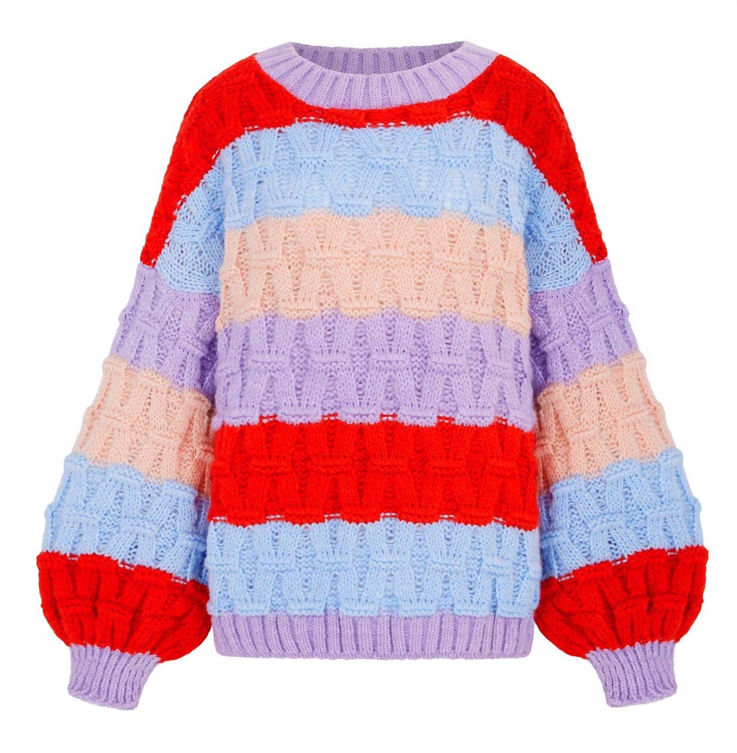 Mandy Criss-Cross-Streifenpullover