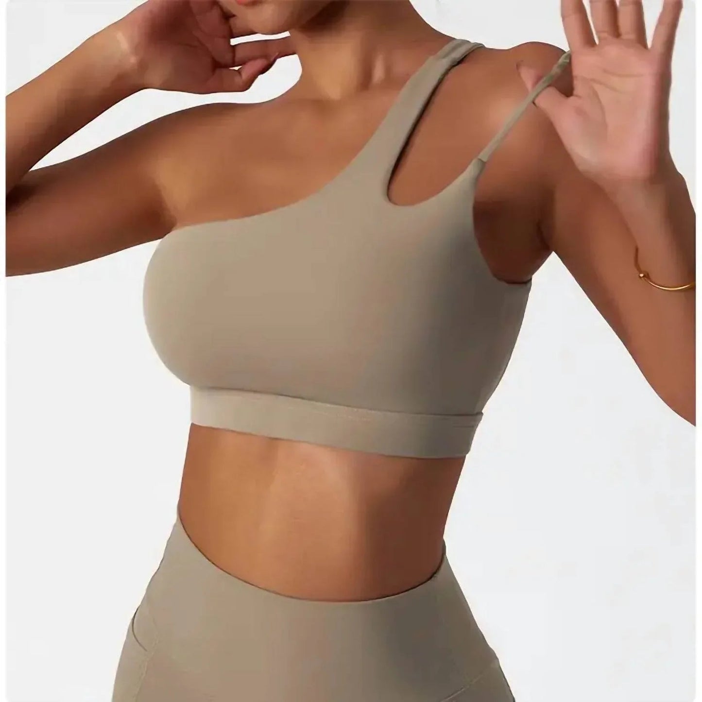 Gabriella Asymmetric Sports Bra