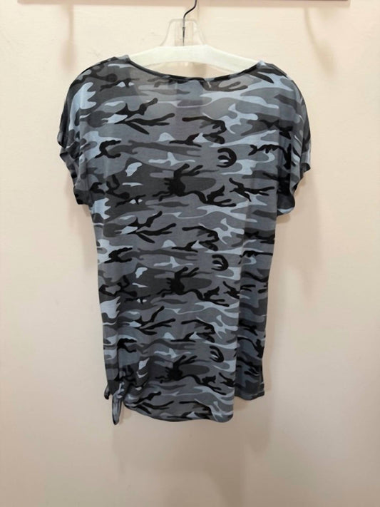 Women's Side Tie Camo Top