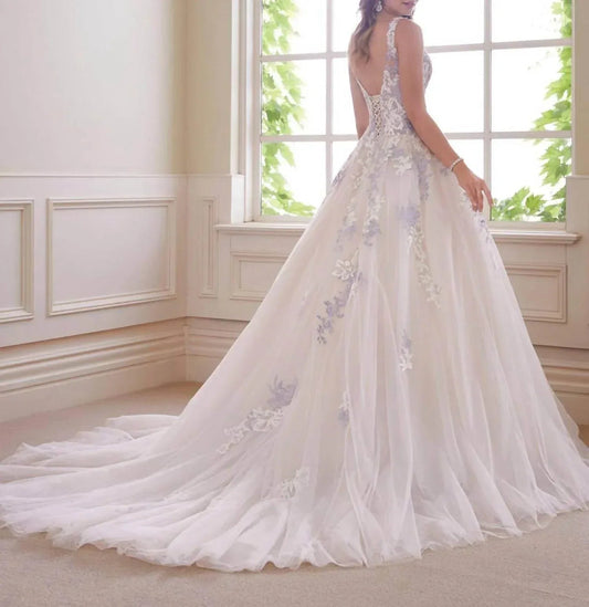 Hochzeitskleid Tansanit
