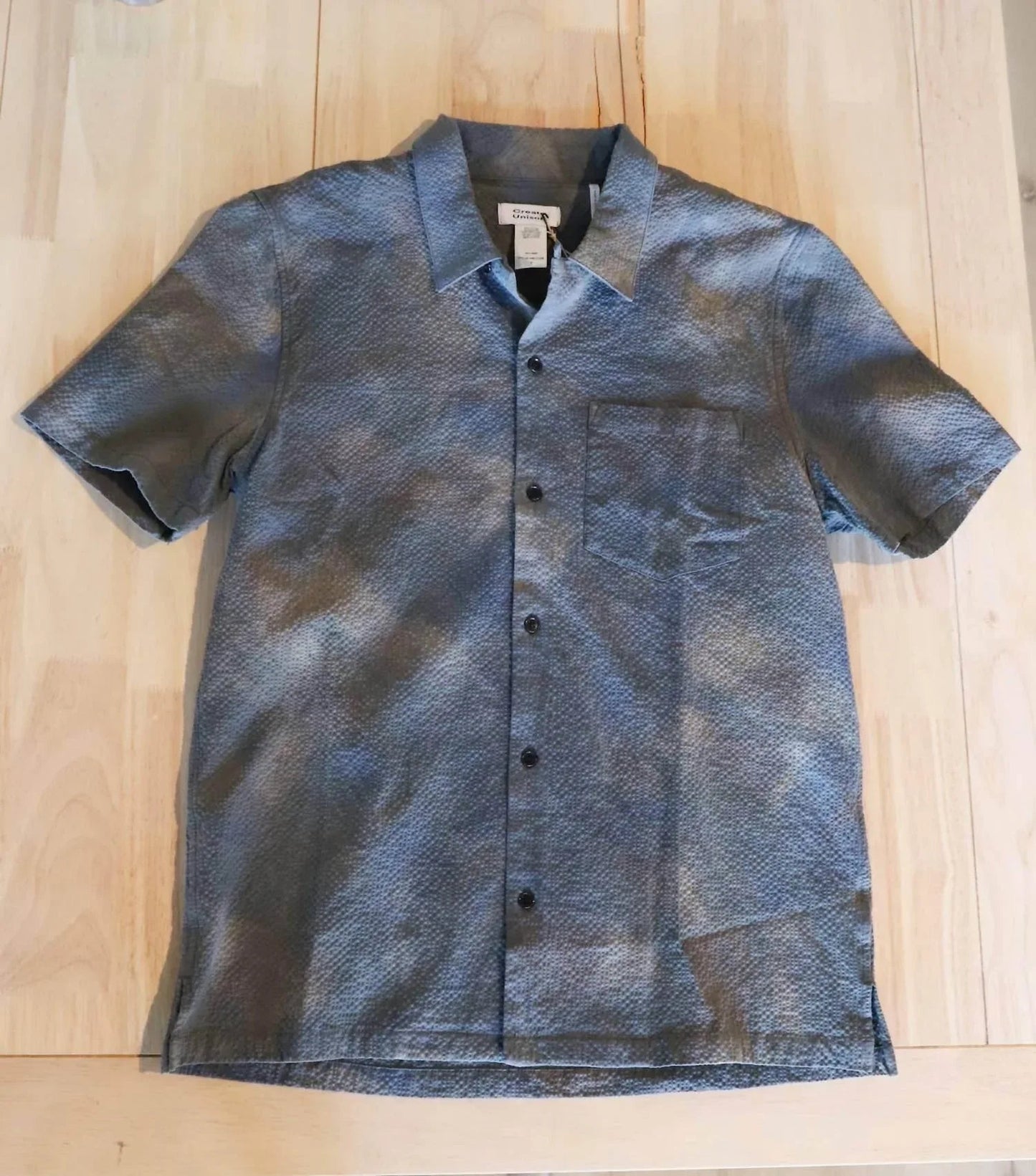 Herren Seersucker Camo Camphemd