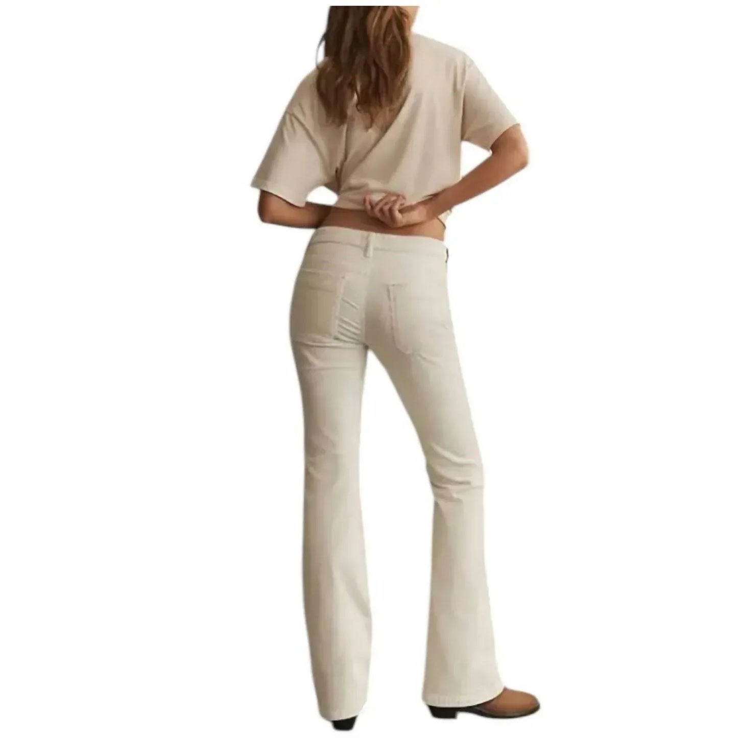 Damen Schlagjeans mit mittlerer Leibhöhe