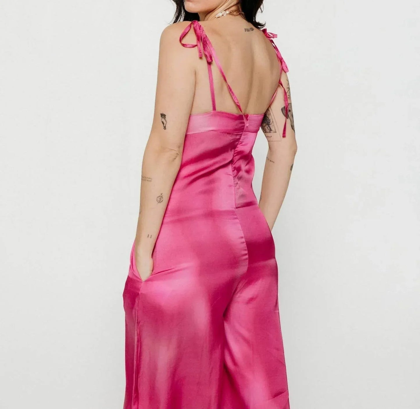 Träger-Jumpsuit mit Print