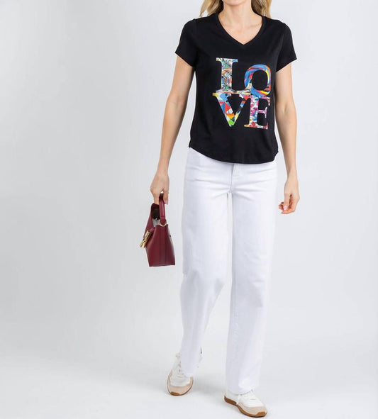 Das Viv V-Ausschnitt T-Shirt