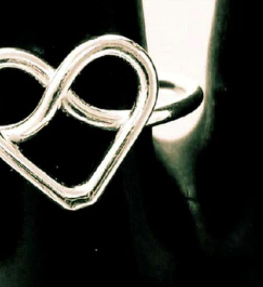 Women's Happy Heart Symbol Ring