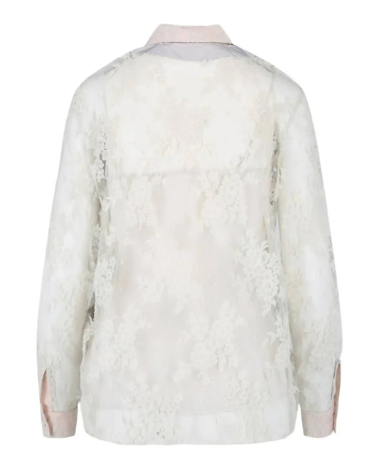 Women's Lace Patterned Blouse