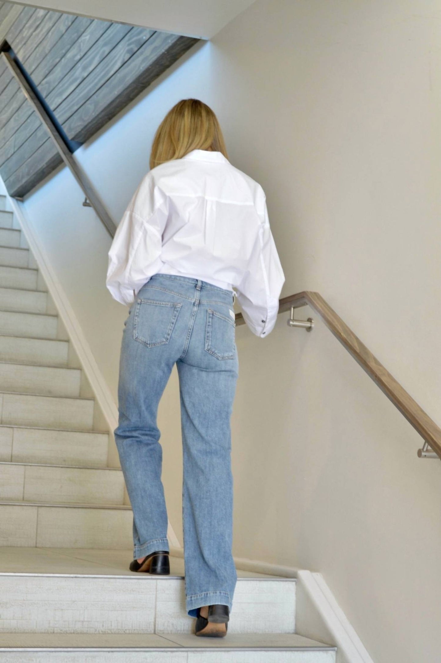Amanda Cotton Button Down Top