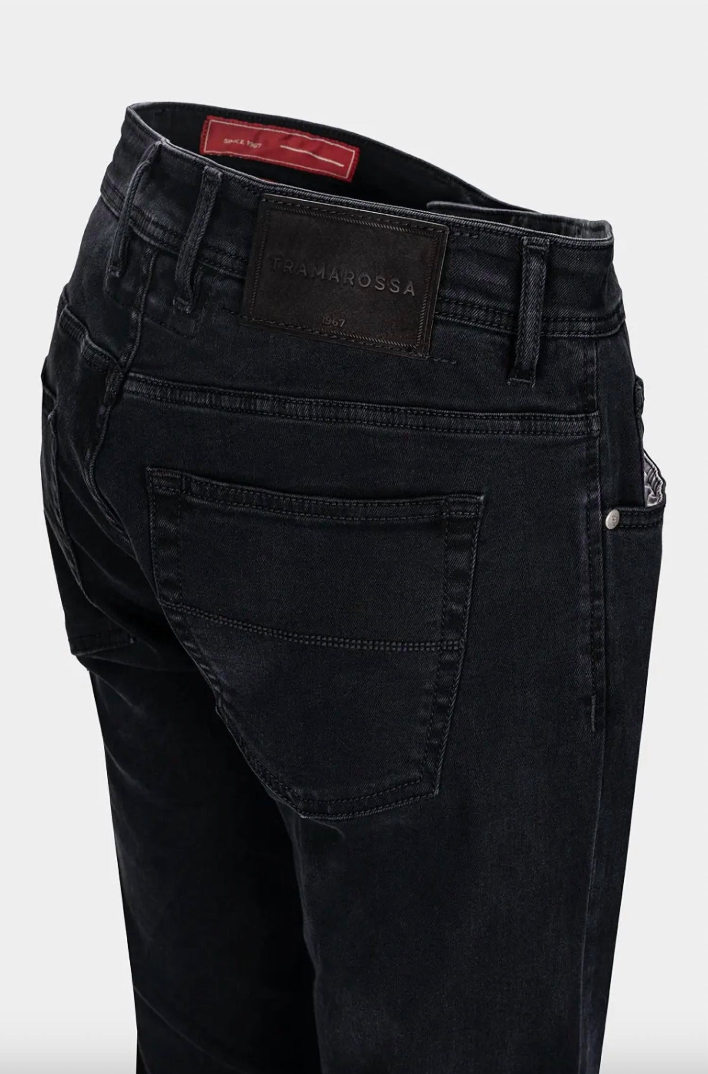 Herren Leonardo Stretch-Jeans mit schmalem, geradem Bein