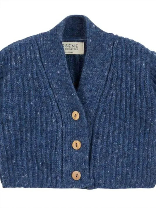 Mädchen-Strickjacke aus Wolle