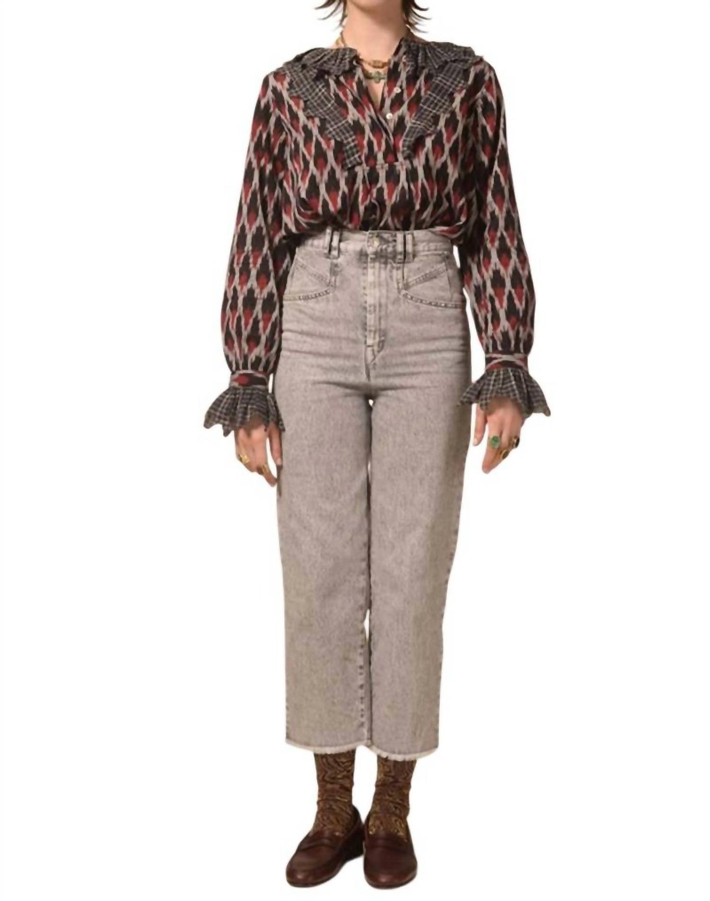Namaste Long Sleeve Blouse