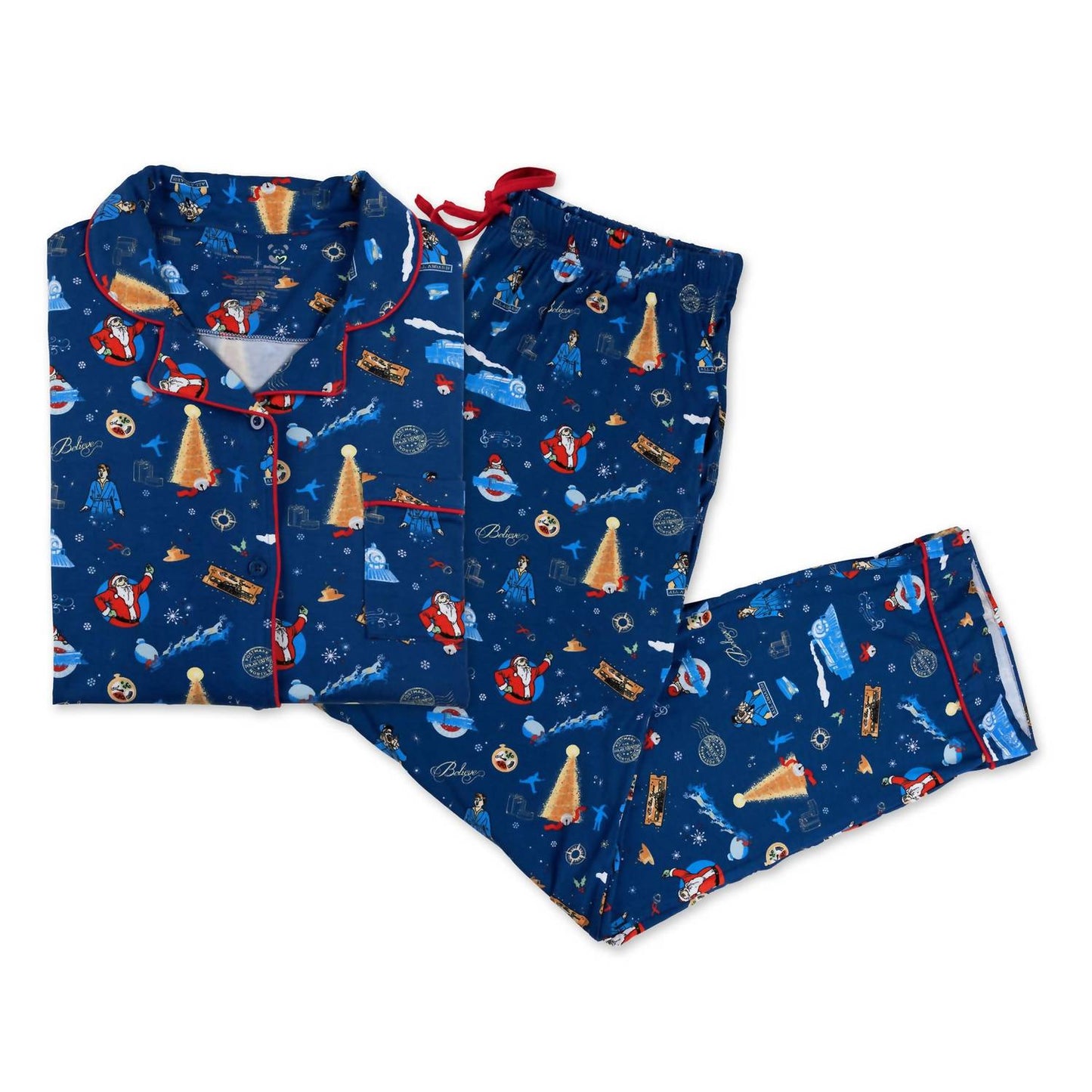 Damen-Pyjama-Set aus Bambus „The Polar Express“