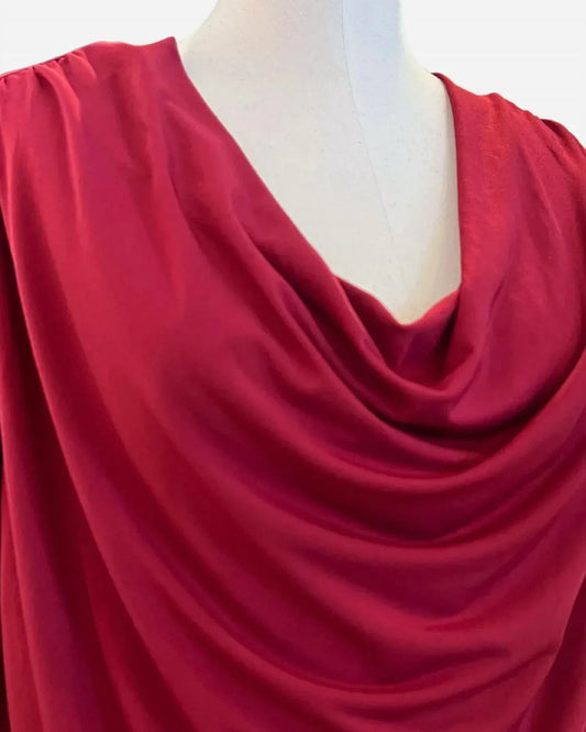 Women's Off-shoulder Cowl Neck Top