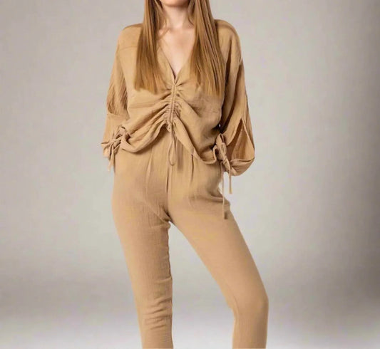 Camille Rutched Blouse