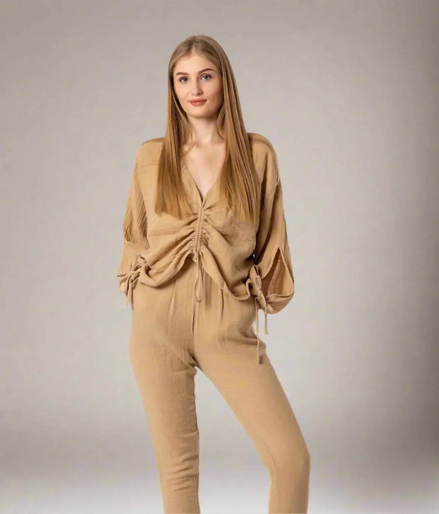 Camille Rutched Blouse