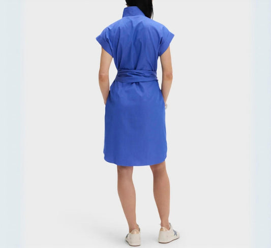 Cap Sleeve Collared Mini Dress