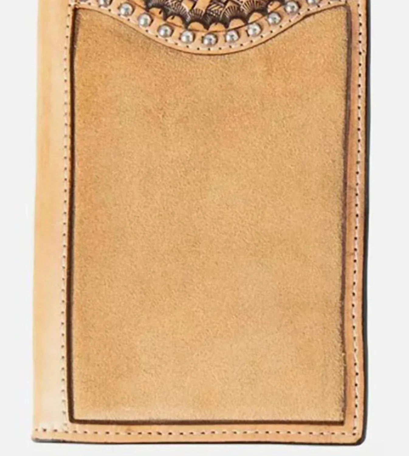 Men's Leather Turquoise Cross Wallet