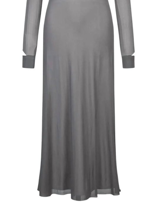Women's Layered Mesh Maxi Dress