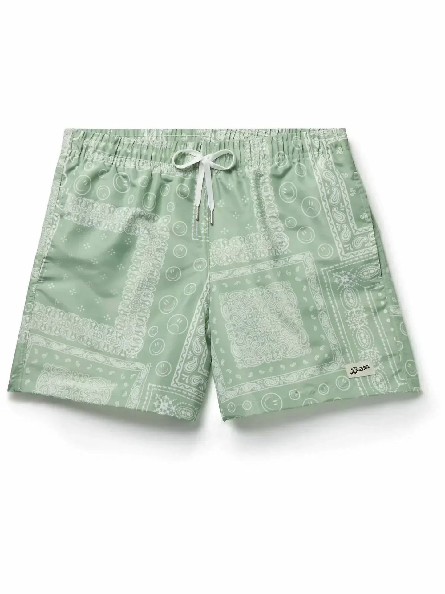 Paisley Lined Swim Trunks