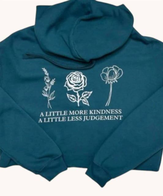 Women's Kindness Crop Hoodies