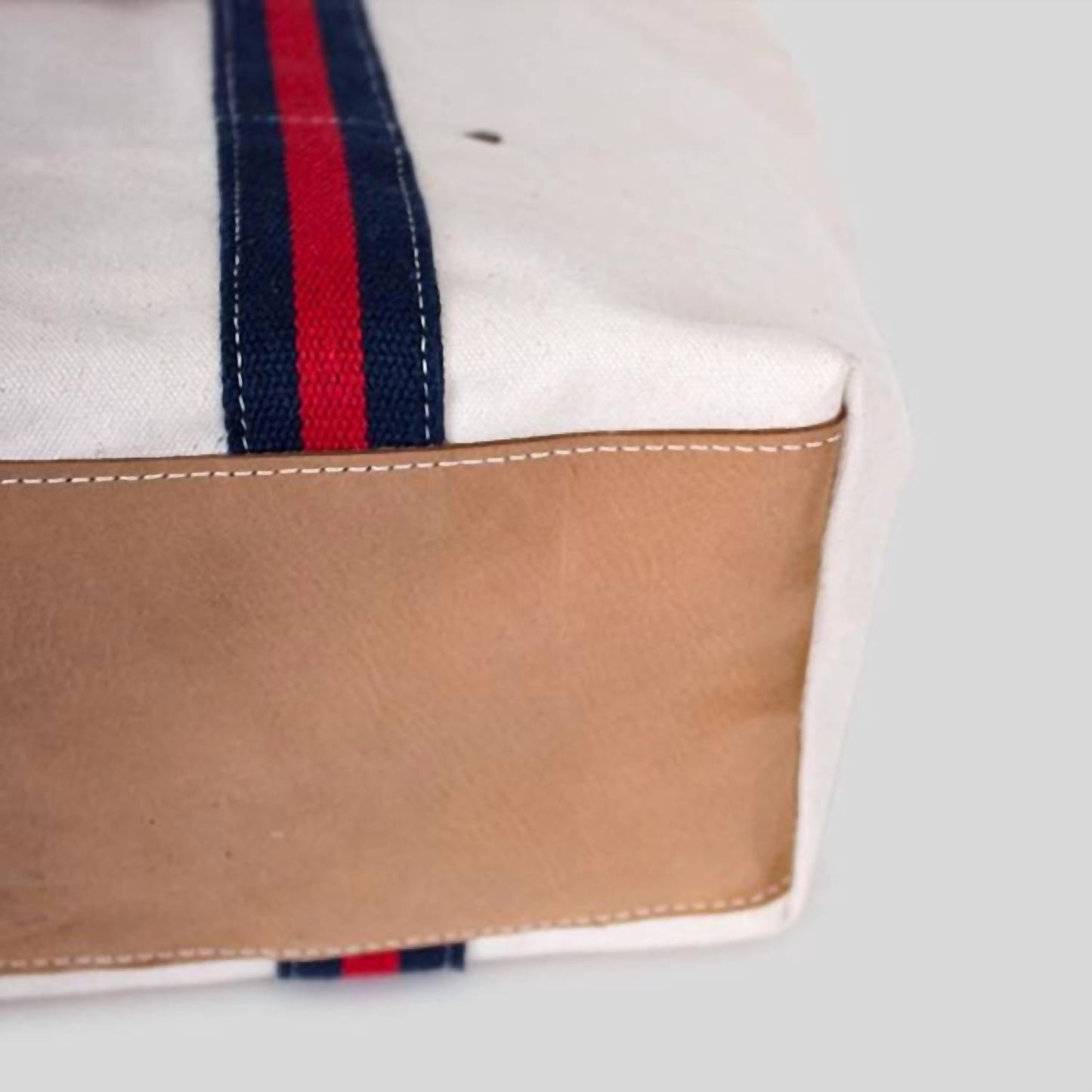 Damen-Canvas-Leder-Einkaufstasche