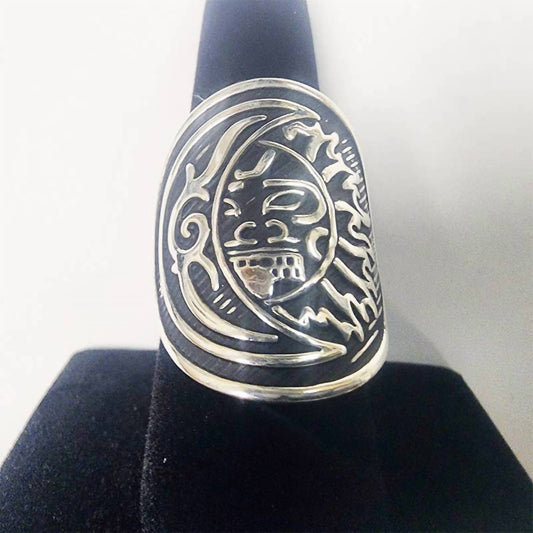 Unisex-Statement-Ring „Eclipse“