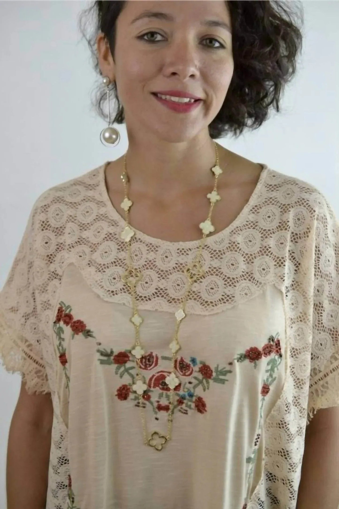 Women's Clovers Chain Long Necklace