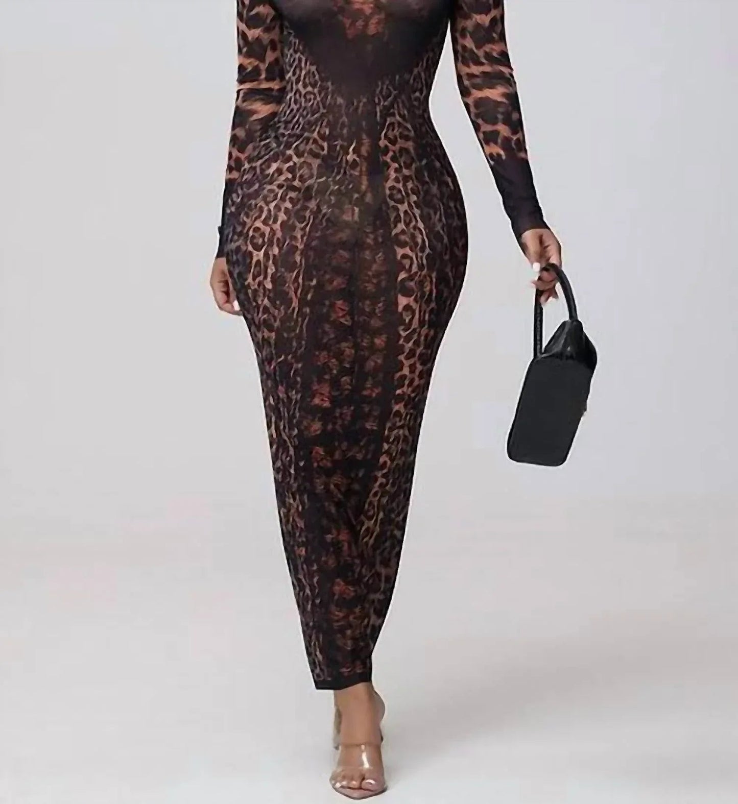 Wild Intensions Mesh Maxi Dress