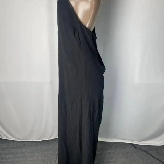Women's Strapless Gauze Textured Maxi Dress