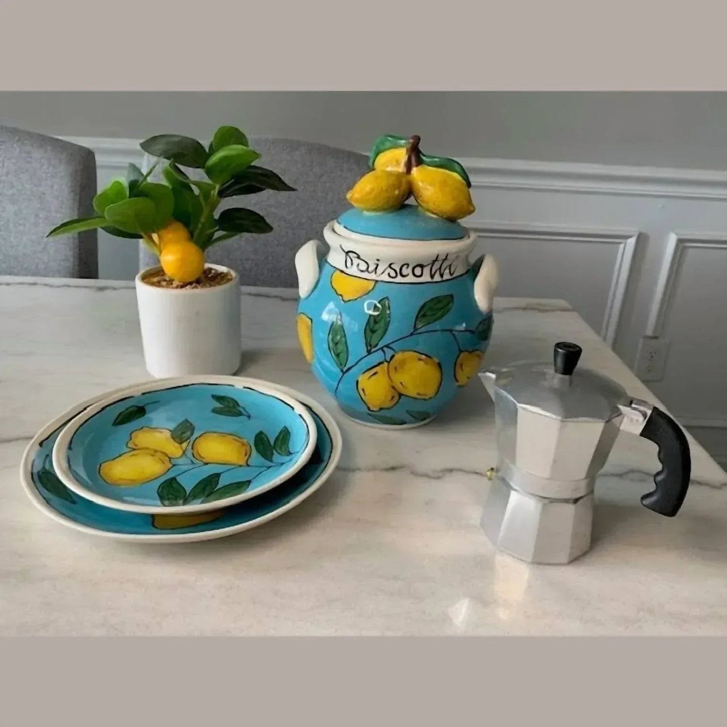 Amalfi Zitronen-Dessertteller