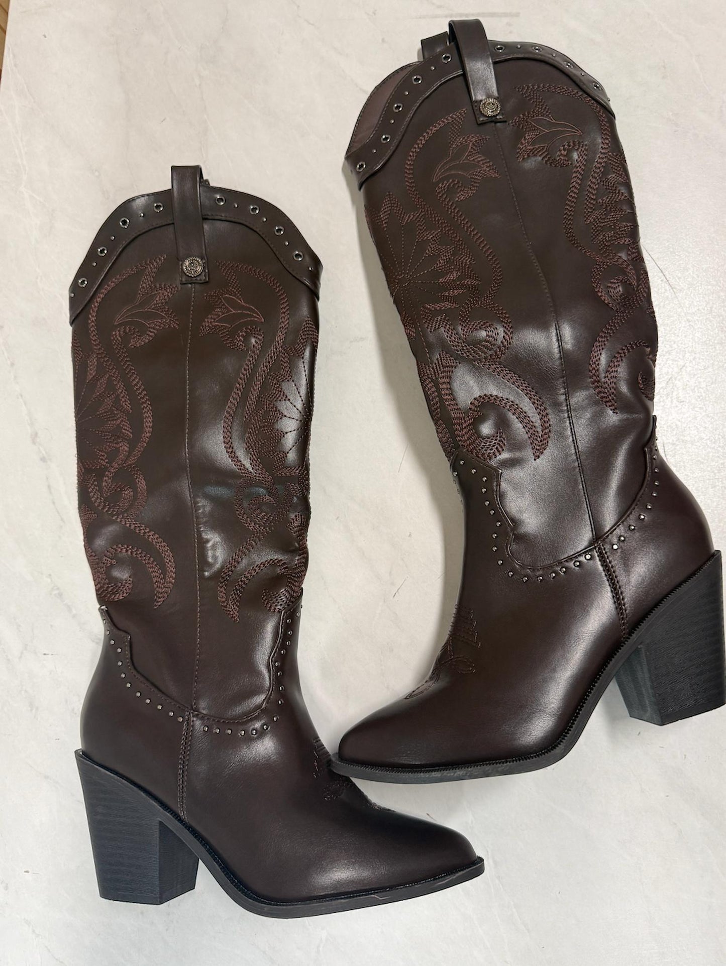 Women's Studded Cowgirl Boots