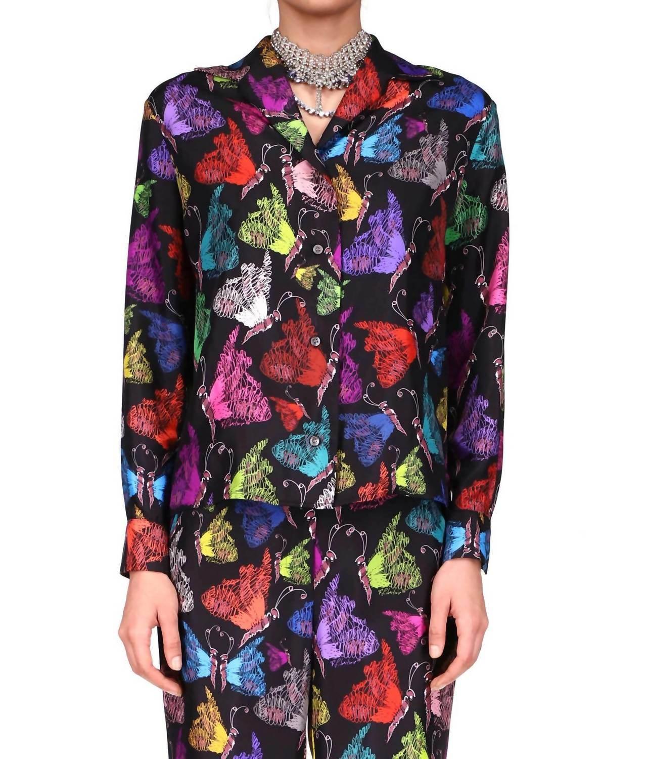 Mille Papillons Pajama Blouse