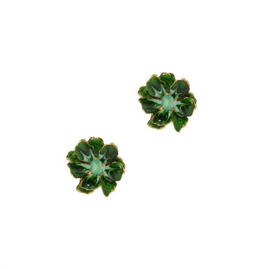 Women's Small Spruce Jewel Box Earring