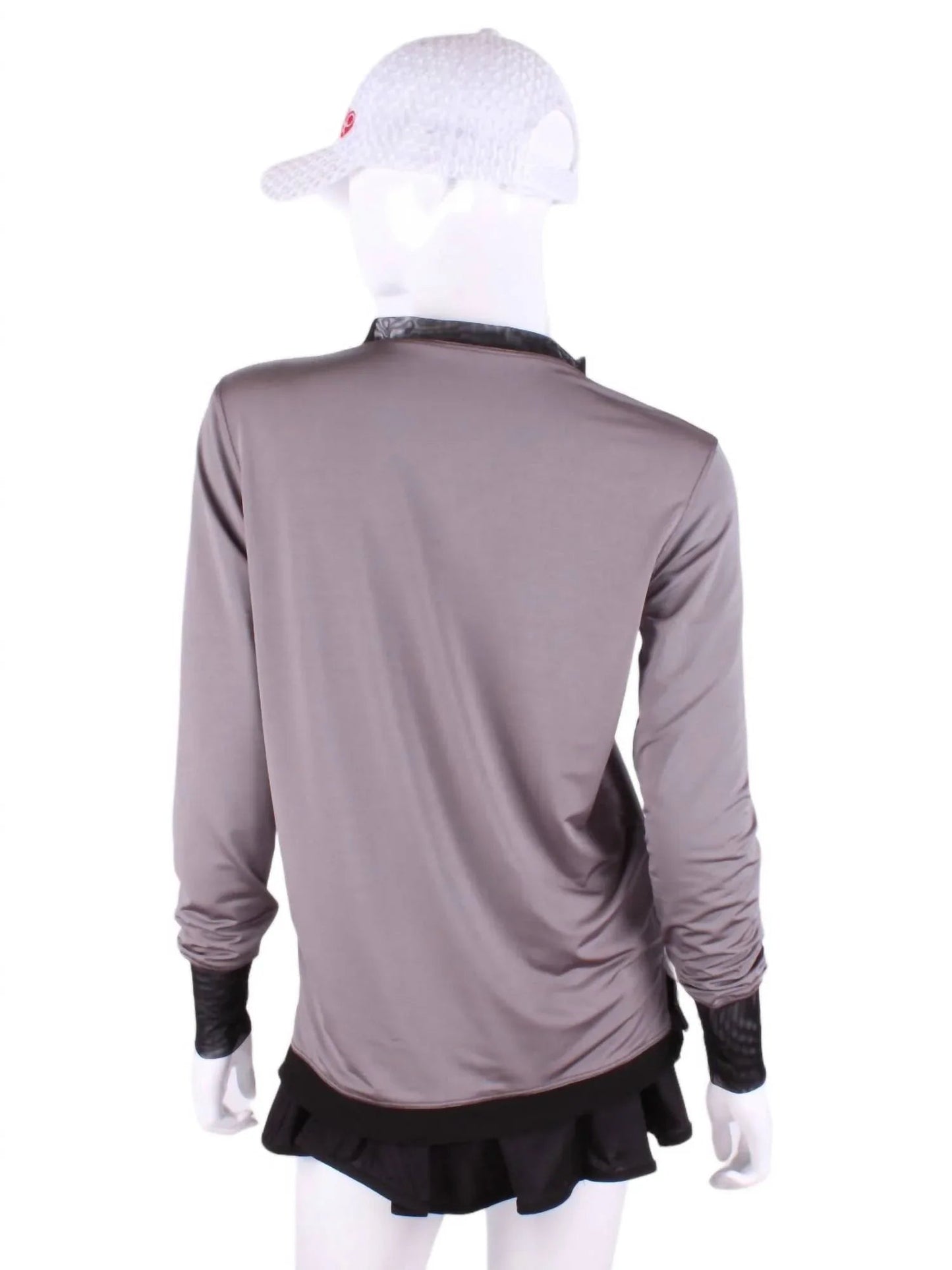 Damen Langarmshirt mit tiefem V-Ausschnitt