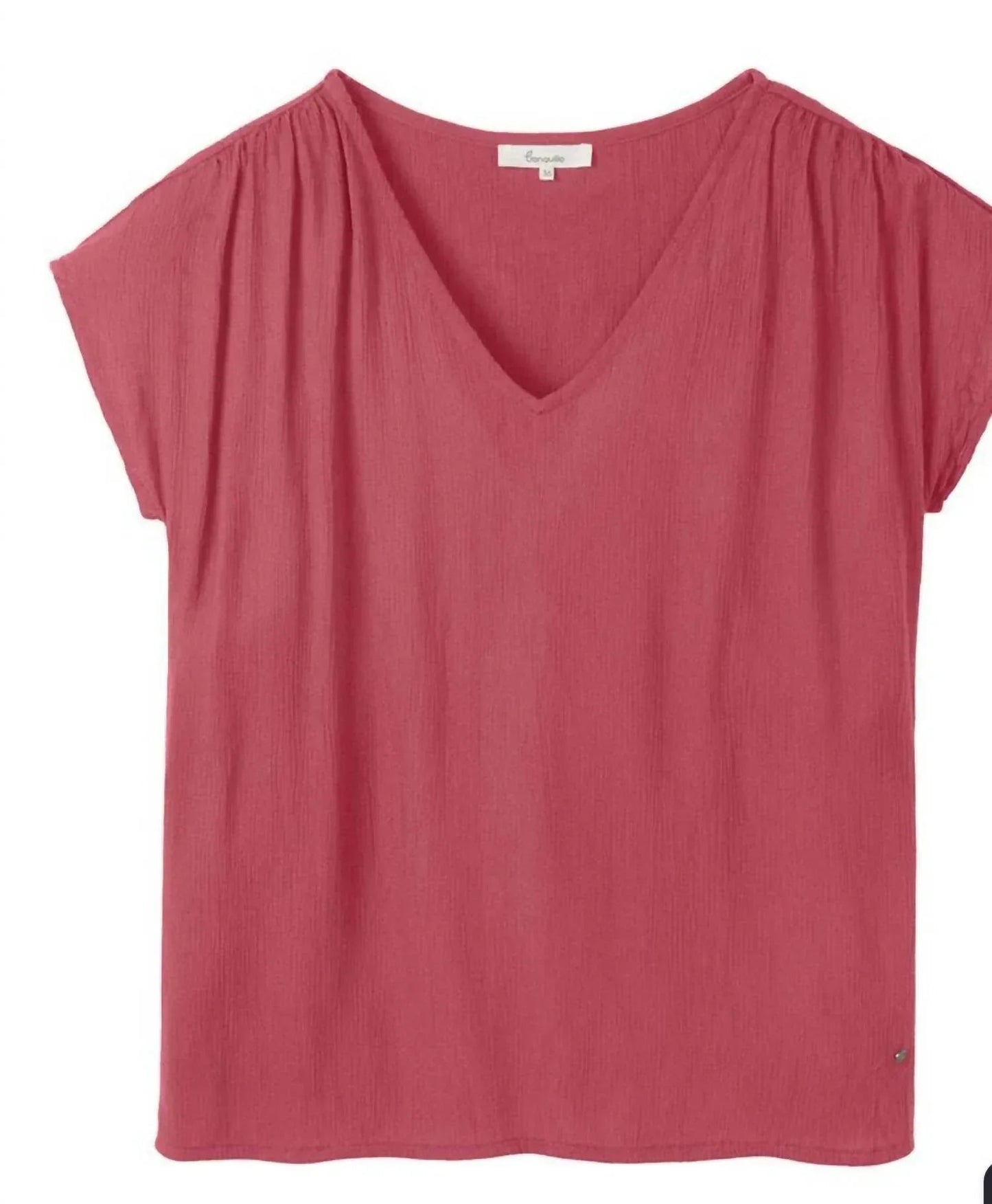 Luftiges V-Ausschnitt-Shirt