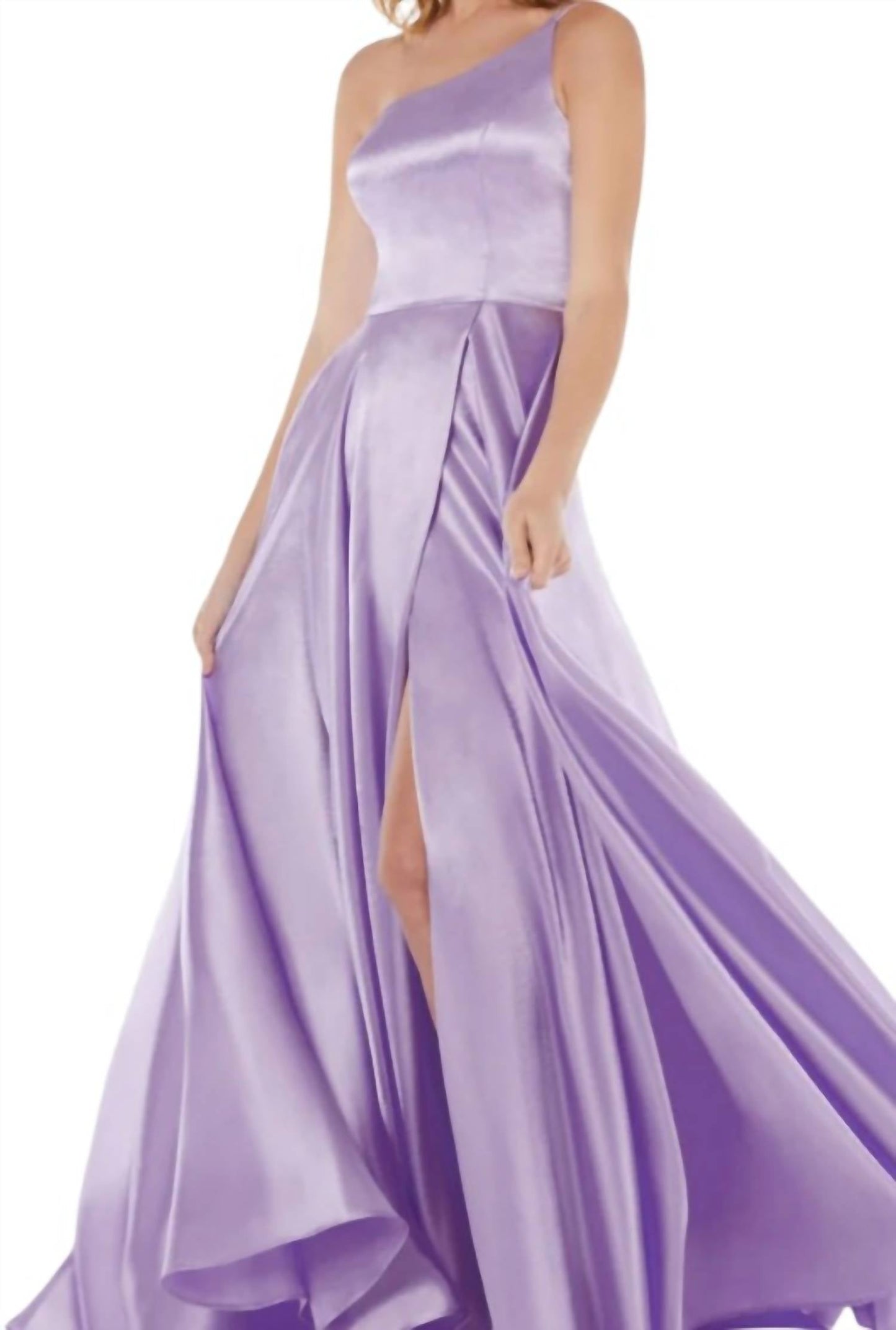 Asymmetrisches A-Linien-Kleid