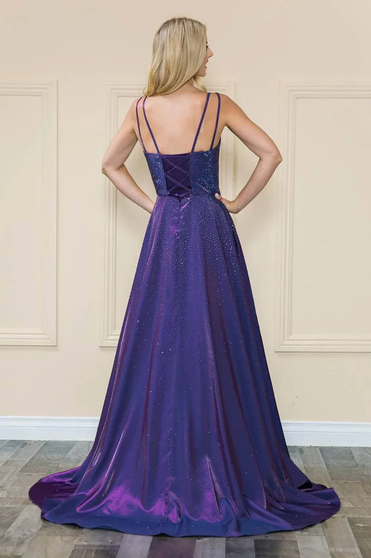 Erica Long Formal Sequin Gown