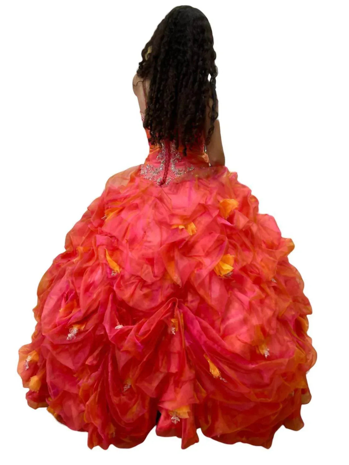 Quinceañera V-Ausschnitt-Kleid