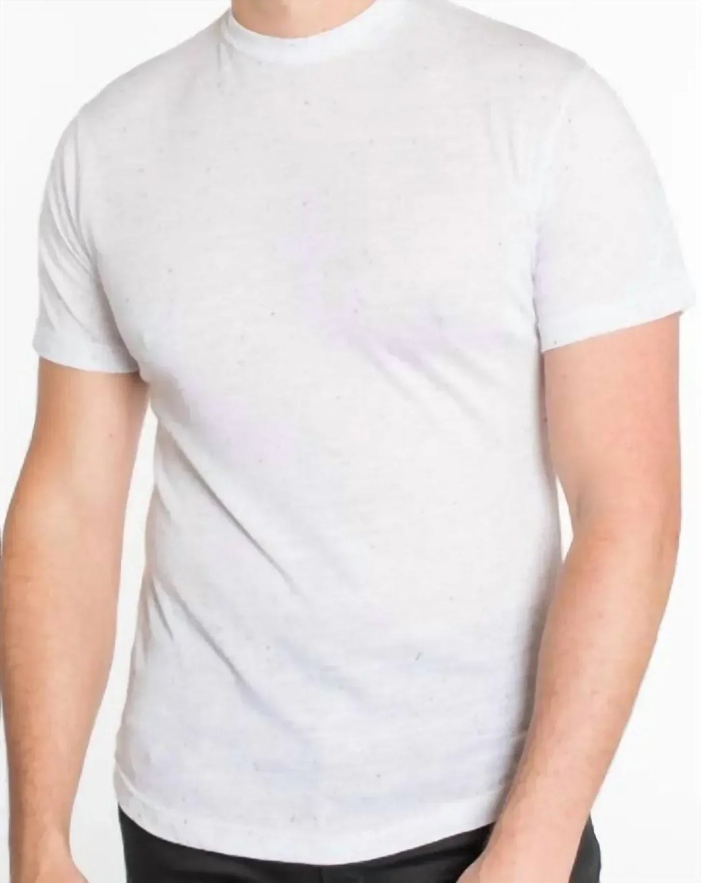 Hemdkurve Premium Baumwoll-Rundhals-T-Shirt