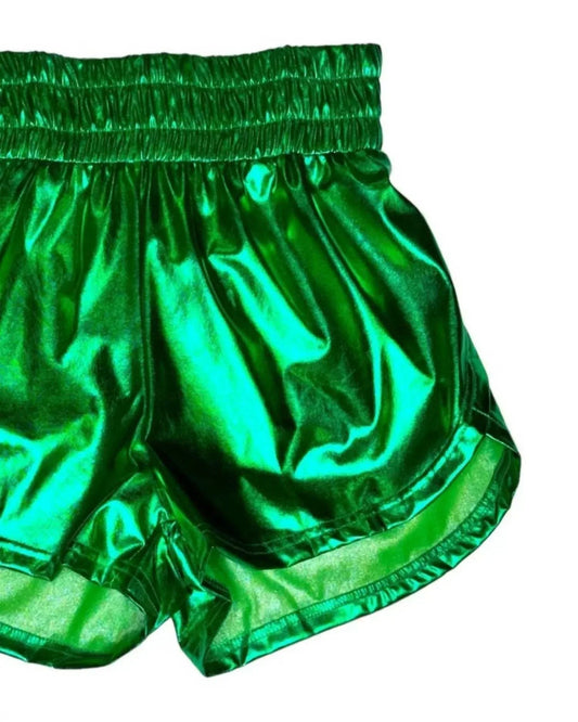 Women's Metallic Athletic Fit Short