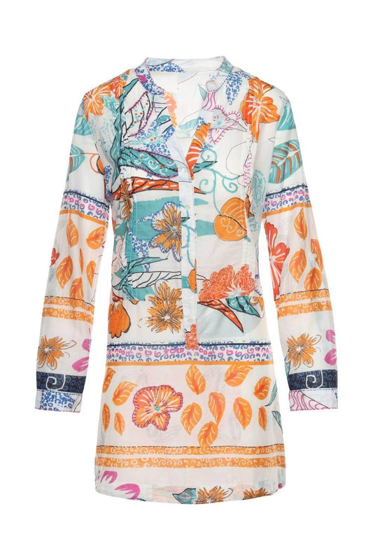 Artisan Tamarind Beaded Embroidered Tunic Top