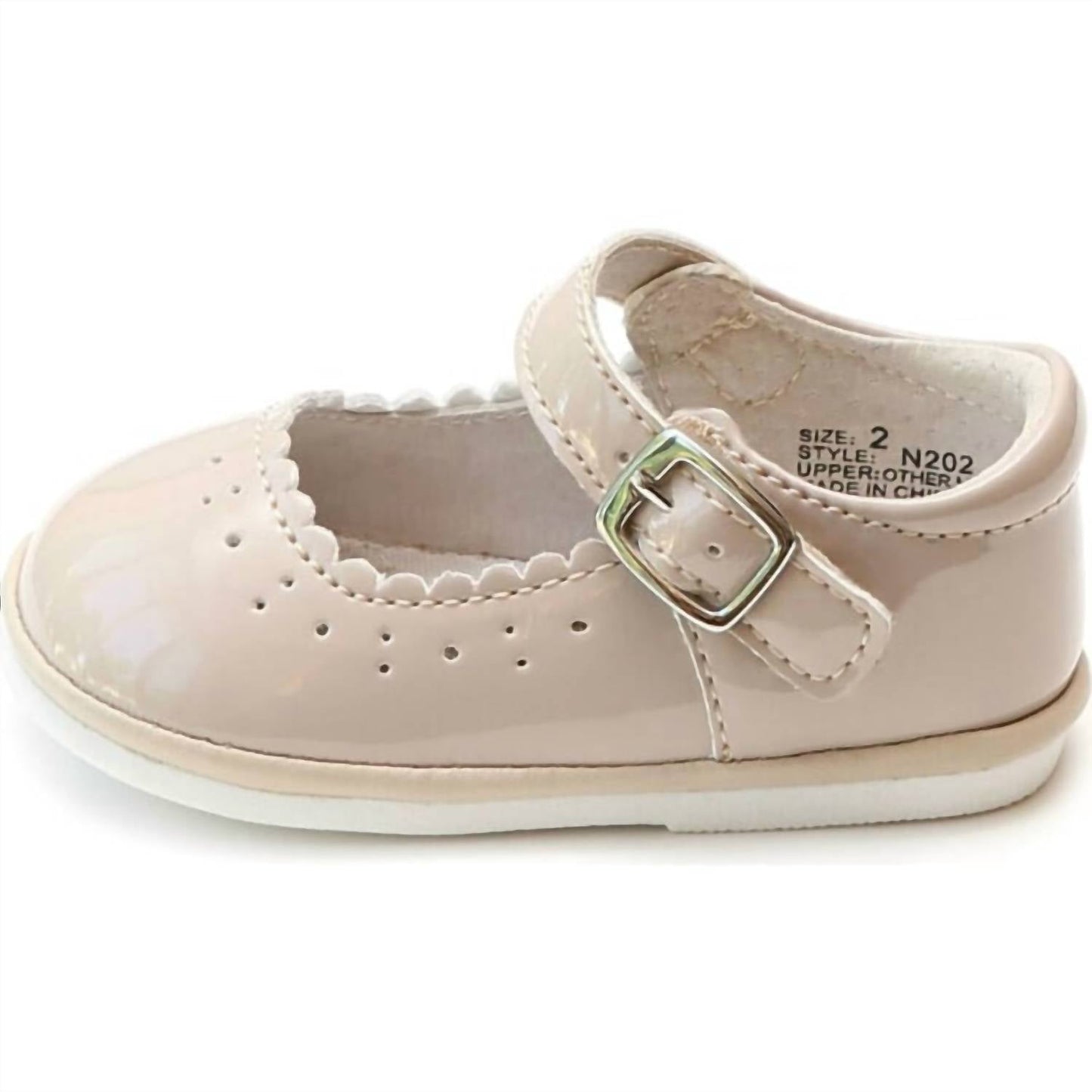 Mädchen Scarlett Mary Jane Schuhe mit Wellenkante