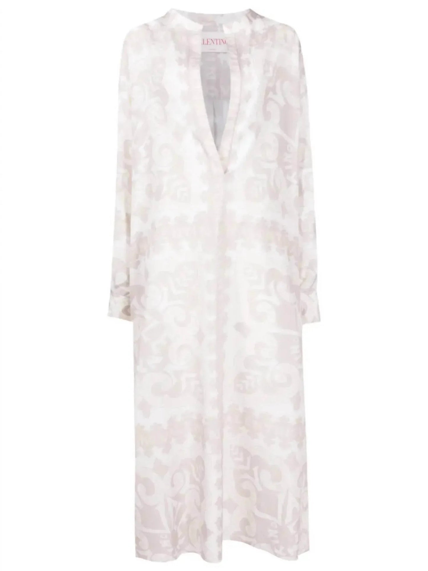 Geometric Print Silk Cotton Dress
