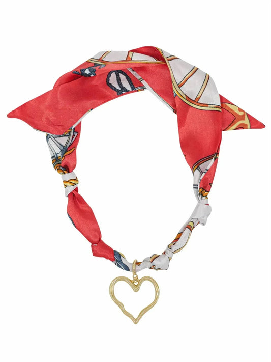 Women's Knotted Scarf Necklace