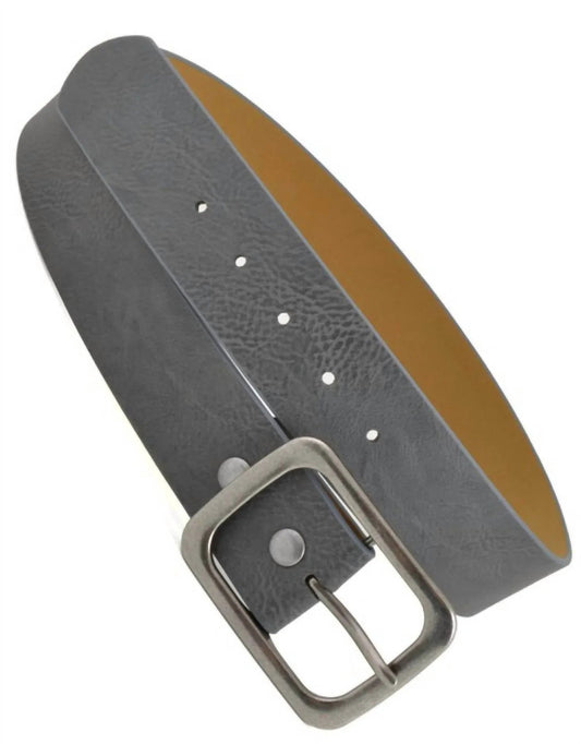 Women's Square Buckle Leatherette Belt