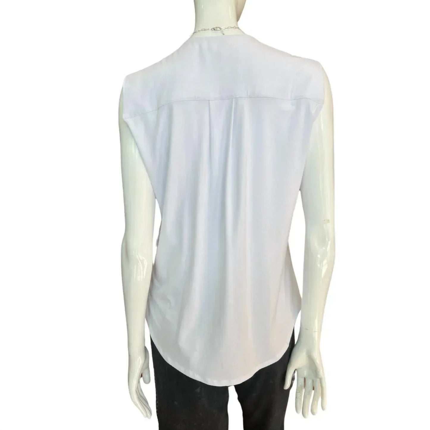 Women's Sleeveless V Neck Surplice Top