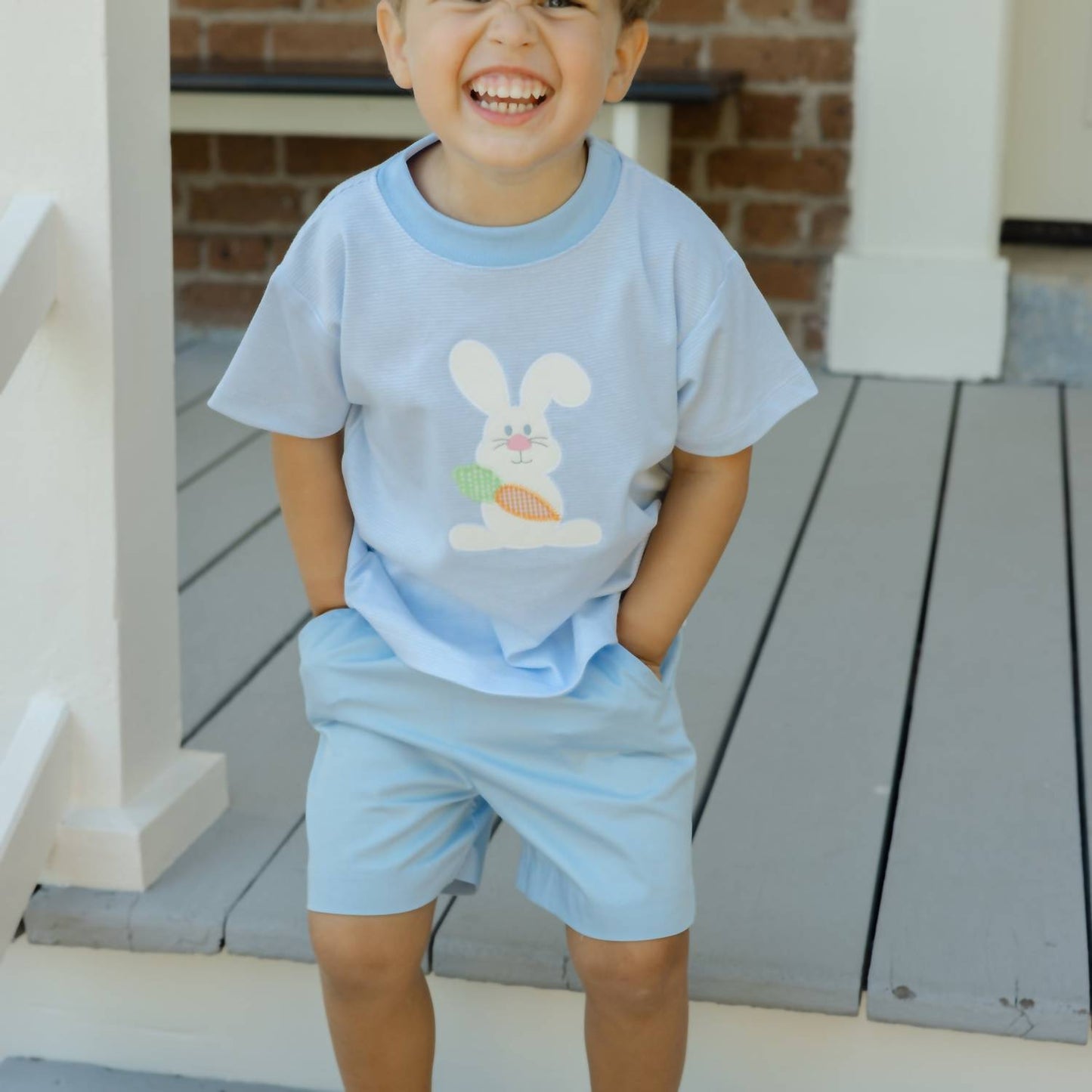 Jungen Short Set Kleiner Hase