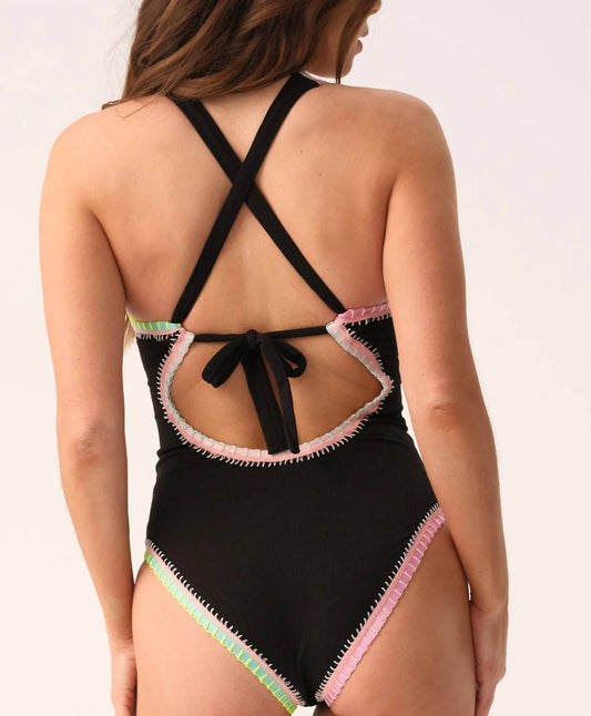 Crochet Trim One Piece