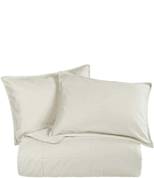 Cotton Canvas Coverlet