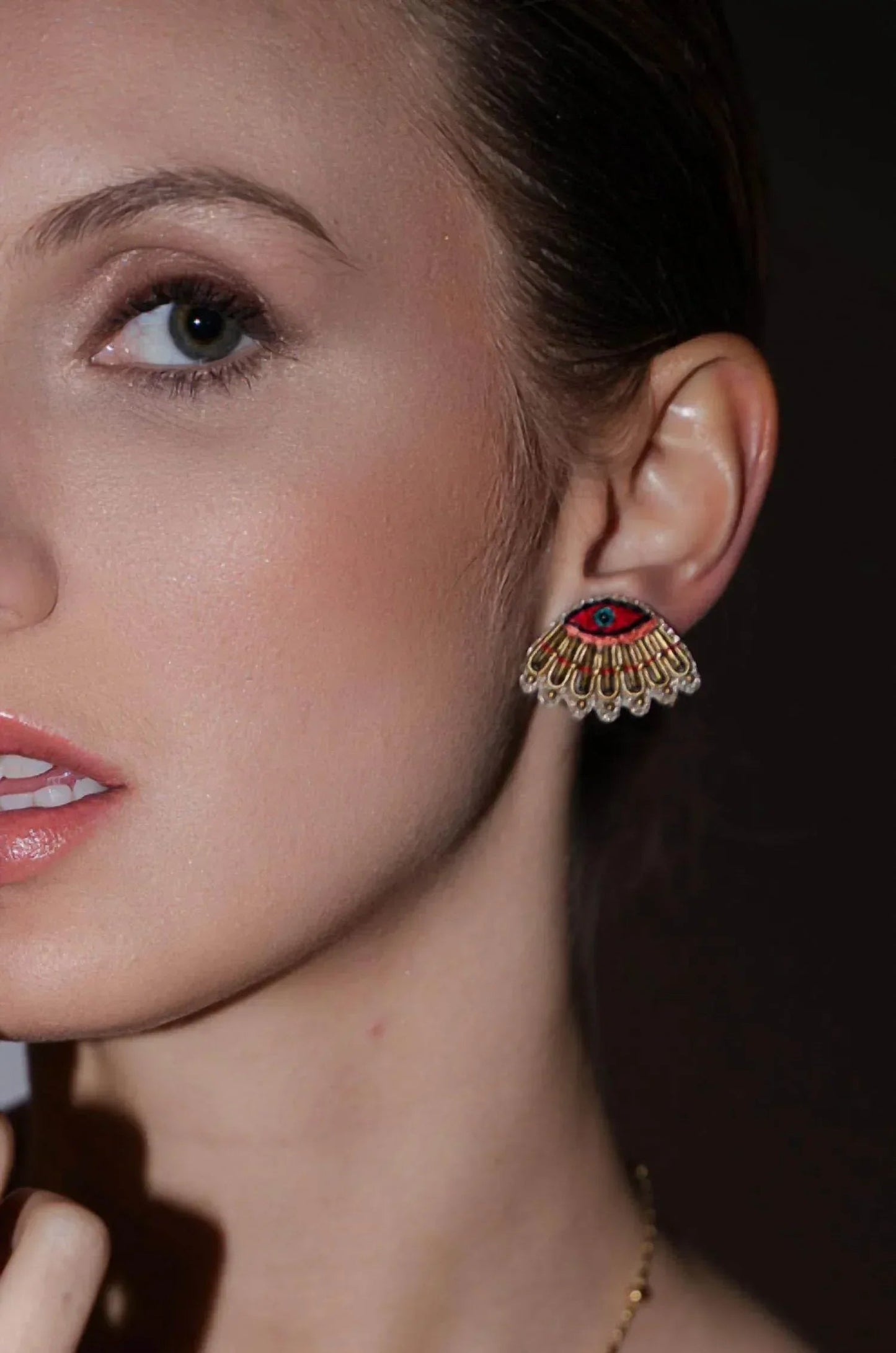 Women's Chaz Ear-chip Stud Earring